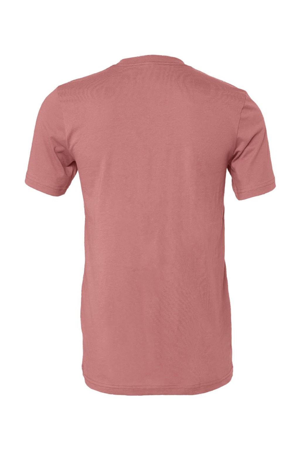 Bella + Canvas BC3001/3001 Mens Jersey Short Sleeve Crewneck T-Shirt Mauve Flat Back