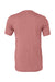 Bella + Canvas BC3001/3001 Mens Jersey Short Sleeve Crewneck T-Shirt Mauve Flat Back