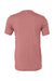 Bella + Canvas BC3001/3001C Mens Jersey Short Sleeve Crewneck T-Shirt Mauve Flat Back