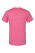 Bella + Canvas BC3413/3413C/3413 Mens Short Sleeve Crewneck T-Shirt Charity Pink Flat Back