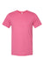 Bella + Canvas BC3413/3413C/3413 Mens Short Sleeve Crewneck T-Shirt Charity Pink Flat Front