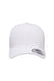 Yupoong Hats 6606 Mens Retro Snapback Trucker Hat White Flat Front