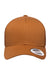 Yupoong Hats 6606 Mens Retro Snapback Trucker Hat Caramel Brown Flat Front