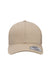 Yupoong Hats 6606 Mens Retro Snapback Trucker Hat Khaki Flat Front
