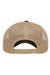 Yupoong Hats 6606 Mens Retro Snapback Trucker Hat Moss/Khaki Flat Back