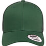 Yupoong Hats Mens Retro Snapback Trucker Hat - Evergreen