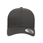 Yupoong Hats Mens Retro Snapback Trucker Hat - Heather Dark Grey
