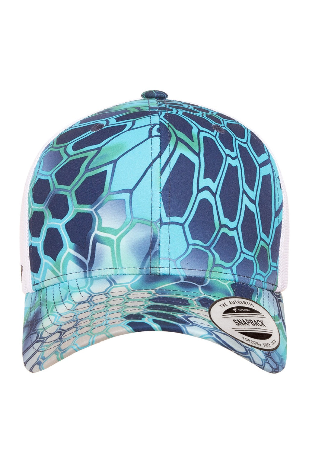 Yupoong Hats 6606KR Mens Kryptek Retro Snapback Trucker Hat Pontus Flat Front