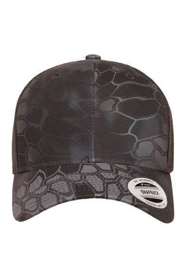 Yupoong Hats 6606KR Mens Kryptek Retro Snapback Trucker Hat Typhon Flat Front