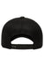 Yupoong Hats 6606VC Mens Veil Retro Snapback Trucker Hat Poseidon Black Flat Back