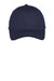 Port & Company Hats C914 Mens Twill Adjustable Hat True Navy Blue Flat Front