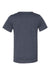 Bella + Canvas B3014/3014 Mens Jersey Short Sleeve Crewneck T-Shirt Heather Navy Blue Flat Back