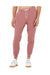Bella + Canvas BC3727/3727 Mens Jogger Sweatpants w/ Pockets Mauve Flat Front