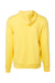 Bella + Canvas BC3719/3719 Mens Sponge Fleece Hooded Sweatshirt Hoodie Yellow Flat Back