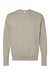 Bella + Canvas BC3945/3945 Mens Fleece Crewneck Sweatshirt Heather Stone Flat Front
