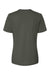 Bella + Canvas BC6400/B6400/6400 Womens Relaxed Jersey Short Sleeve Crewneck T-Shirt Military Green Flat Back