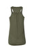 Bella + Canvas BC8800/8800 Womens Flowy Tank Top Military Green Flat Back
