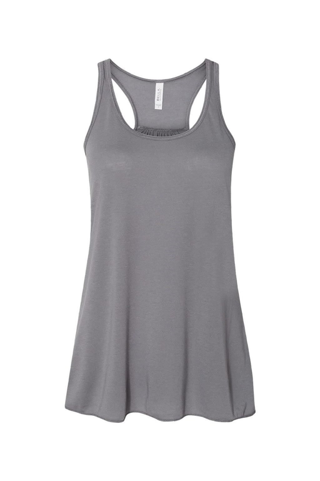 Bella + Canvas BC8800/8800 Womens Flowy Tank Top Storm Grey Flat Front