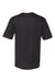 Badger 4940 Mens Performance Moisture Wicking Short Sleeve Crewneck T-Shirt Black Flat Back