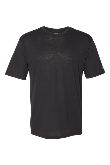 Badger 4940 Mens Performance Moisture Wicking Short Sleeve Crewneck T-Shirt Black Flat Front