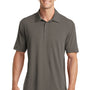 Port Authority Mens Cotton Touch Performance Moisture Wicking Short Sleeve Polo Shirt - Smoke Grey - Closeout