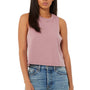 Bella + Canvas Womens Cropped Tank Top - Heather Orchid