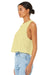 Bella + Canvas BC6682/6682 Womens Cropped Tank Top Heather French Vanilla Model 3Q