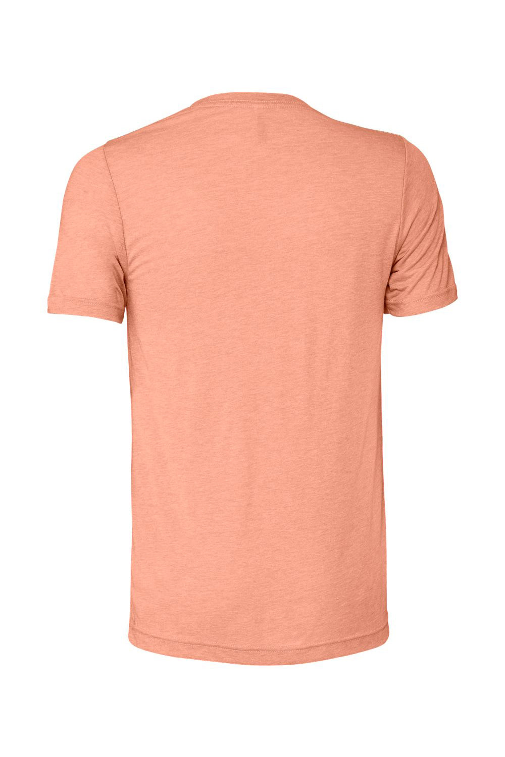 Bella + Canvas BC3413/3413C/3413 Mens Short Sleeve Crewneck T-Shirt Sunset Orange Flat Back