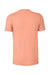 Bella + Canvas BC3413/3413C/3413 Mens Short Sleeve Crewneck T-Shirt Sunset Orange Flat Back
