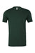 Bella + Canvas BC3413/3413C/3413 Mens Short Sleeve Crewneck T-Shirt Solid Forest Green Flat Front