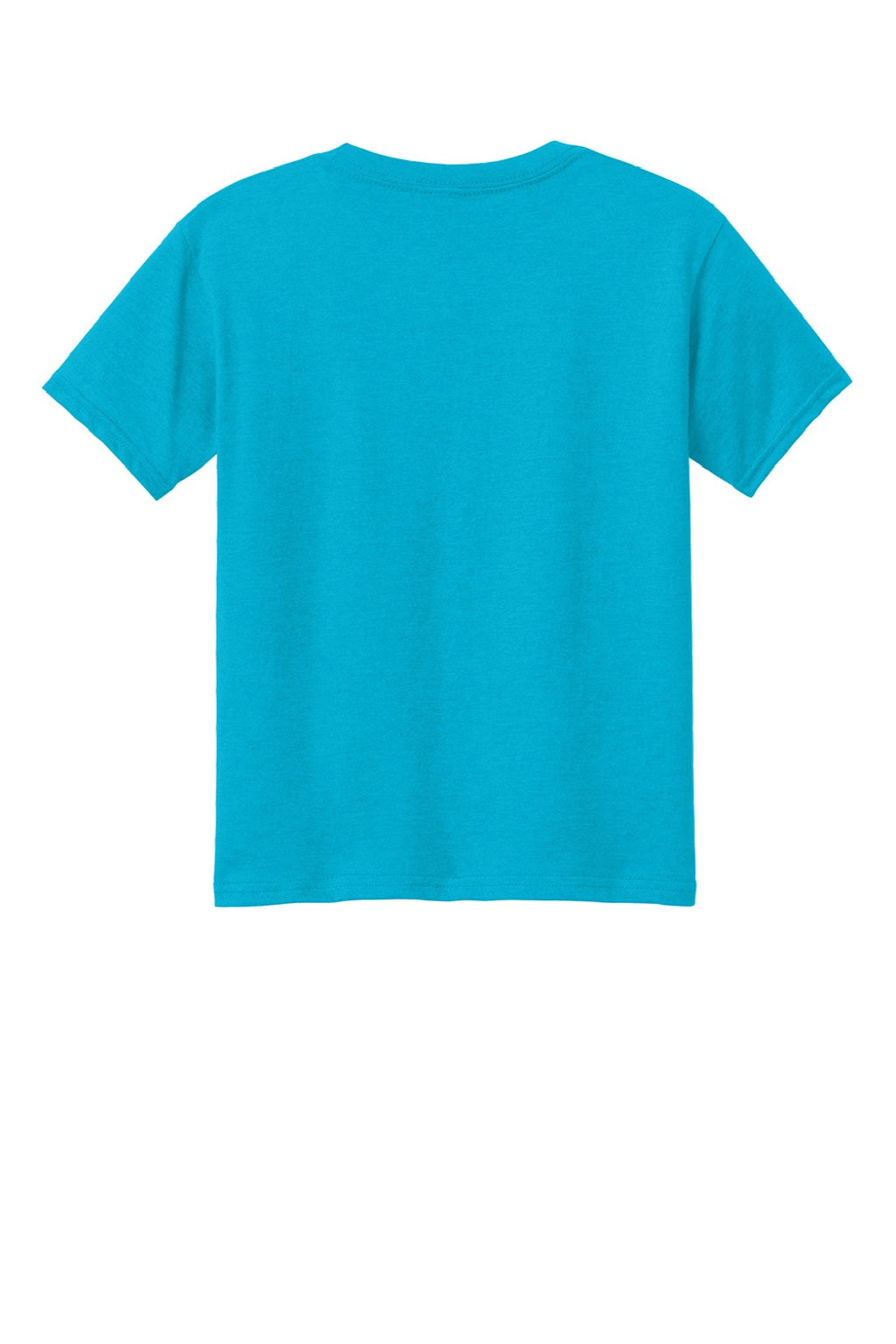 Gildan 64000BCVC Youth Softstyle CVC Short Sleeve Crewneck T-Shirt Caribbean Blue Mist Flat Back