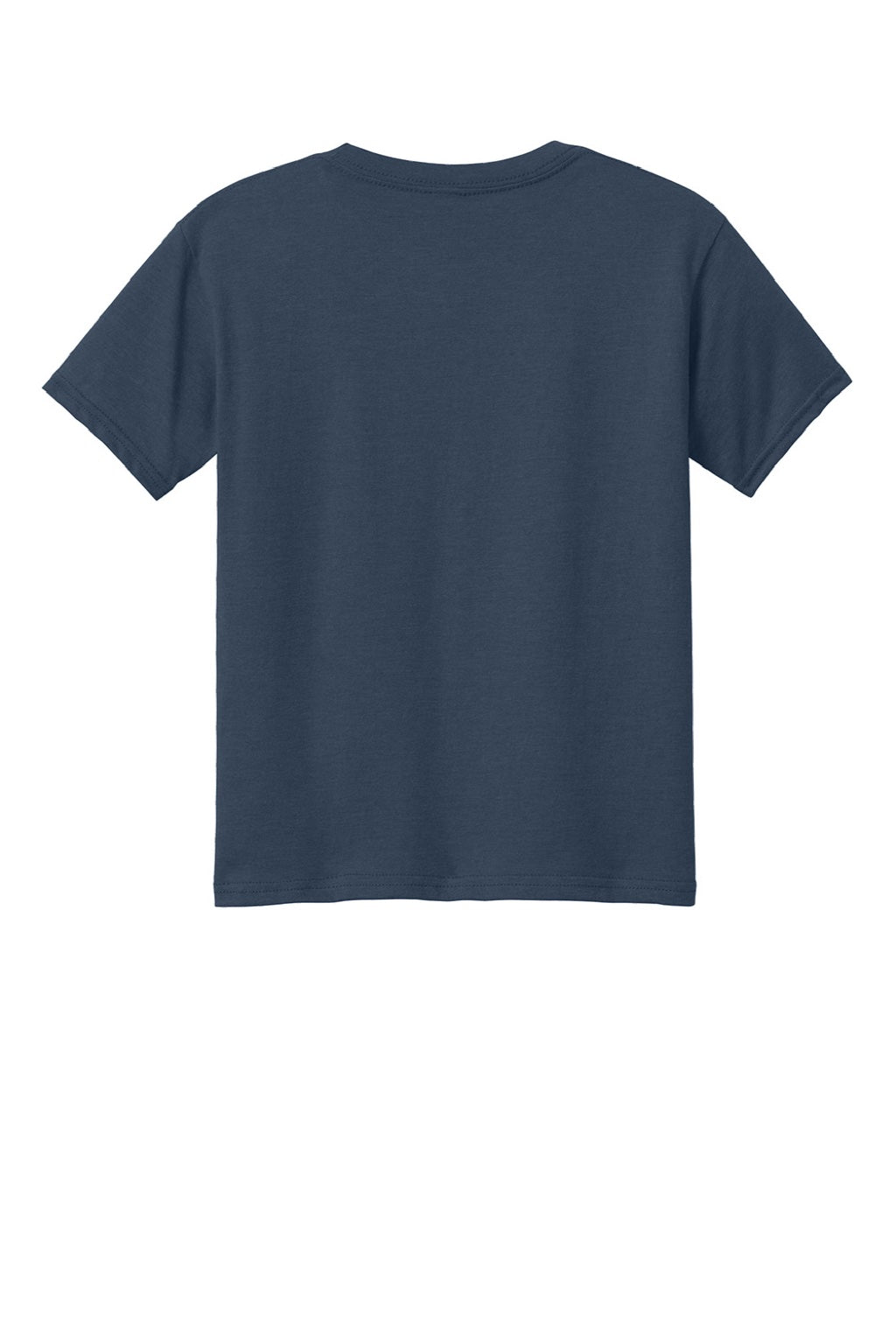 Gildan 64000BCVC Youth Softstyle CVC Short Sleeve Crewneck T-Shirt Navy Blue Mist Flat Back