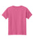 Gildan 64000BCVC Youth Softstyle CVC Short Sleeve Crewneck T-Shirt Pink Lemonade Mist Flat Back