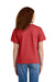 Gildan 64000BCVC Youth Softstyle CVC Short Sleeve Crewneck T-Shirt Red Mist Model Back