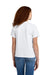 Gildan 64000BCVC Youth Softstyle CVC Short Sleeve Crewneck T-Shirt White Model Back
