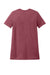 Gildan 64001LCVC Womens Softstyle CVC Short Sleeve Crewneck T-Shirt Maroon Mist Flat Back