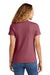 Gildan 64001LCVC Womens Softstyle CVC Short Sleeve Crewneck T-Shirt Maroon Mist Model Back