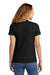 Gildan 64001LCVC Womens Softstyle CVC Short Sleeve Crewneck T-Shirt Pitch Black Model Back