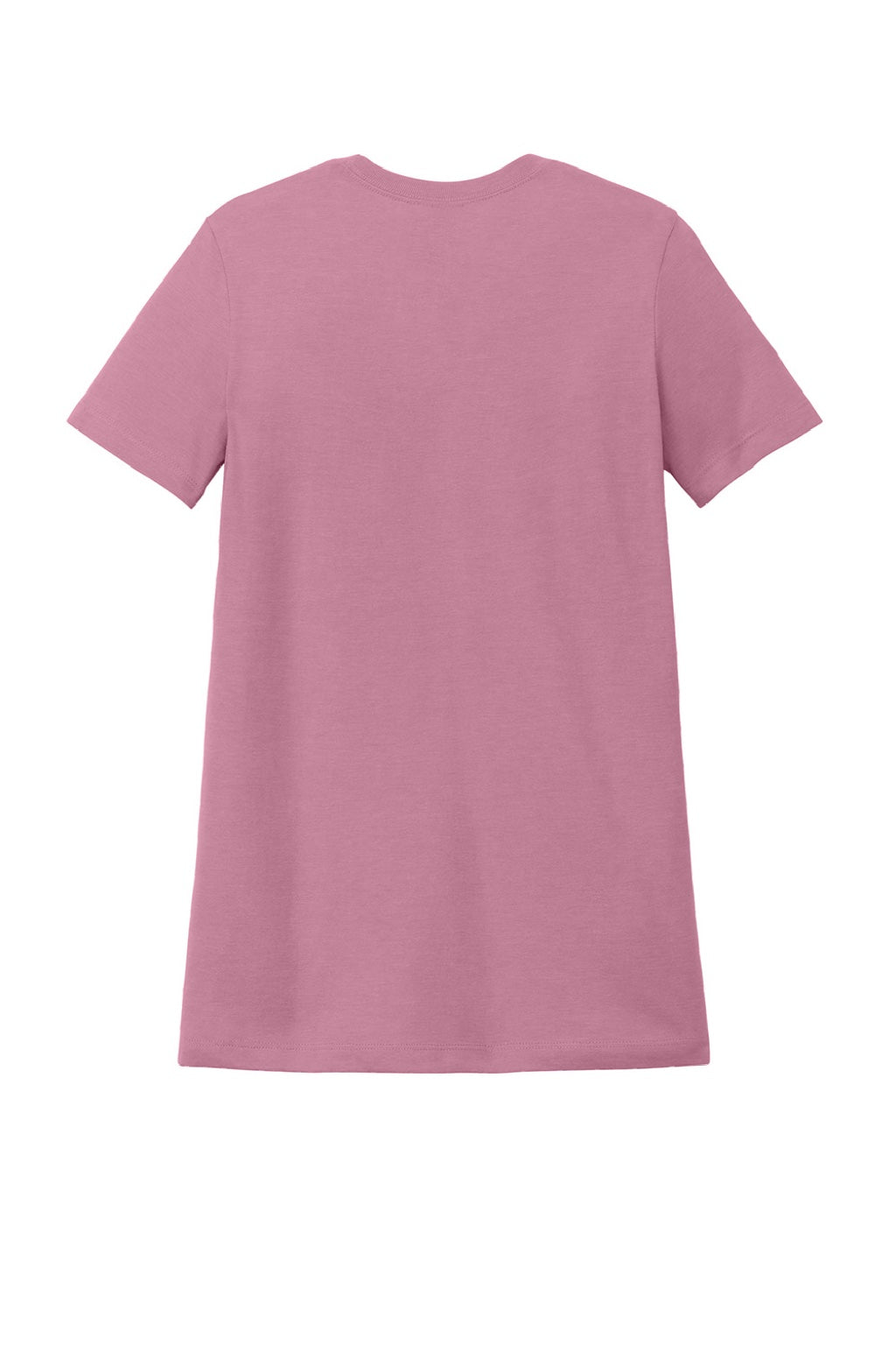 Gildan 64001LCVC Womens Softstyle CVC Short Sleeve Crewneck T-Shirt Plumrose Pink Flat Back