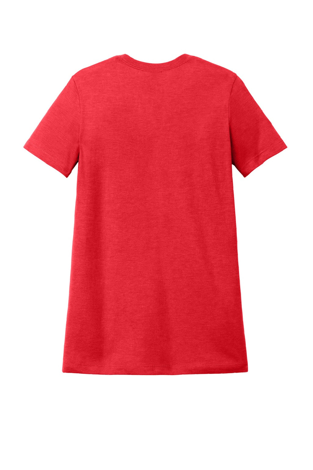 Gildan 64001LCVC Womens Softstyle CVC Short Sleeve Crewneck T-Shirt Red Mist Flat Back