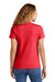 Gildan 64001LCVC Womens Softstyle CVC Short Sleeve Crewneck T-Shirt Red Mist Model Back