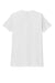 Gildan 64001LCVC Womens Softstyle CVC Short Sleeve Crewneck T-Shirt White Flat Back