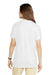 Gildan 64001LCVC Womens Softstyle CVC Short Sleeve Crewneck T-Shirt White Model Back