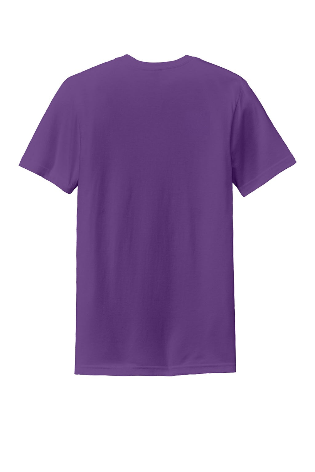 Gildan 64000CVC Mens Softstyle CVC Short Sleeve Crewneck T-Shirt Amethyst Purple Flat Back