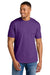 Gildan 64000CVC Mens Softstyle CVC Short Sleeve Crewneck T-Shirt Amethyst Purple Model Front