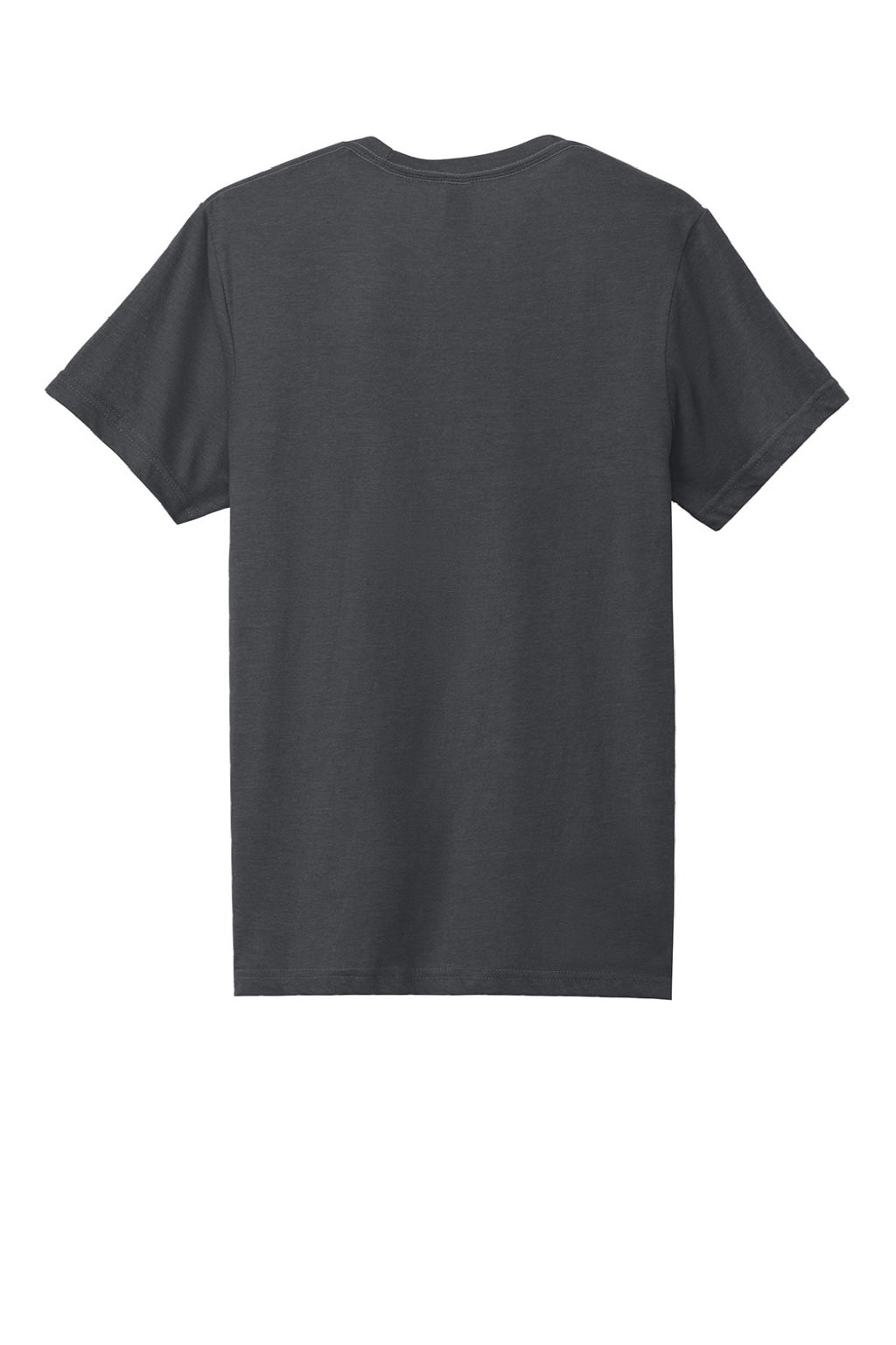 Gildan 64000CVC Mens Softstyle CVC Short Sleeve Crewneck T-Shirt Heather Dark Grey Flat Back