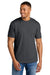 Gildan 64000CVC Mens Softstyle CVC Short Sleeve Crewneck T-Shirt Heather Dark Grey Model Front