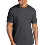 Gildan Mens Softstyle CVC Short Sleeve Crewneck T-Shirt - Heather Dark Grey - Closeout