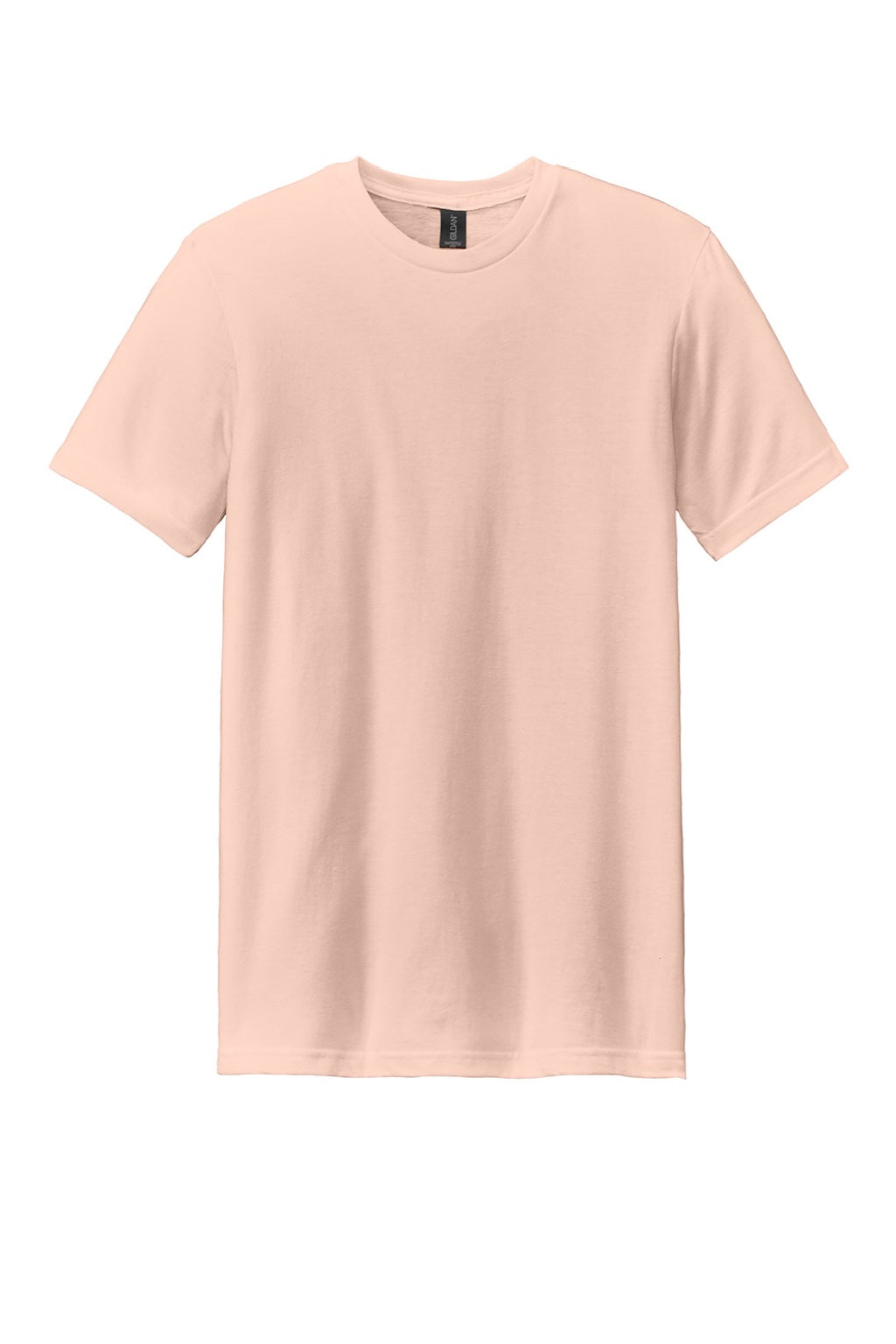 Gildan 64000CVC Mens Softstyle CVC Short Sleeve Crewneck T-Shirt Dusty Rose Pink Flat Front
