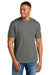 Gildan 64000CVC Mens Softstyle CVC Short Sleeve Crewneck T-Shirt Gunmetal Grey Model Front
